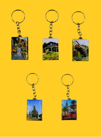 Kit 3 Chaveiros Duplo Paisagens Gramado