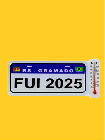 Ímã "FUI 2025" com Termômetro