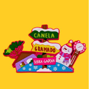 Ímã Placas Cidades - Rosa Emborrachado