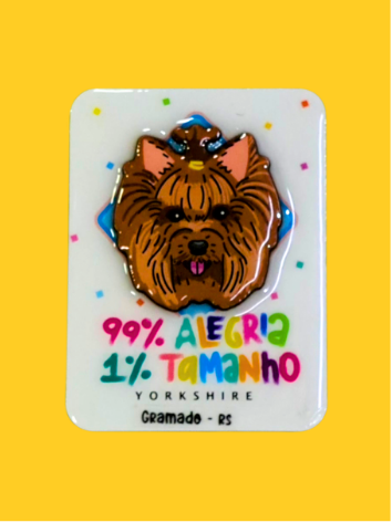 Ímã Yorkshire Gramado Pet