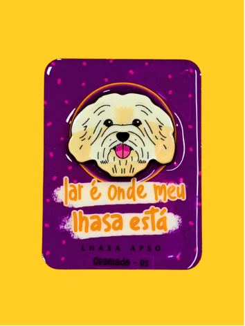 Ímã Lhasa Apso Gramado Pet