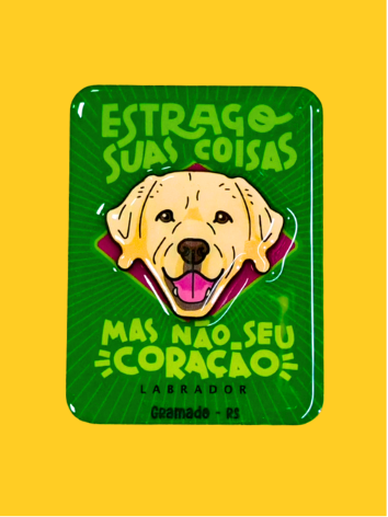 Ímã Labrador Gramado Pet