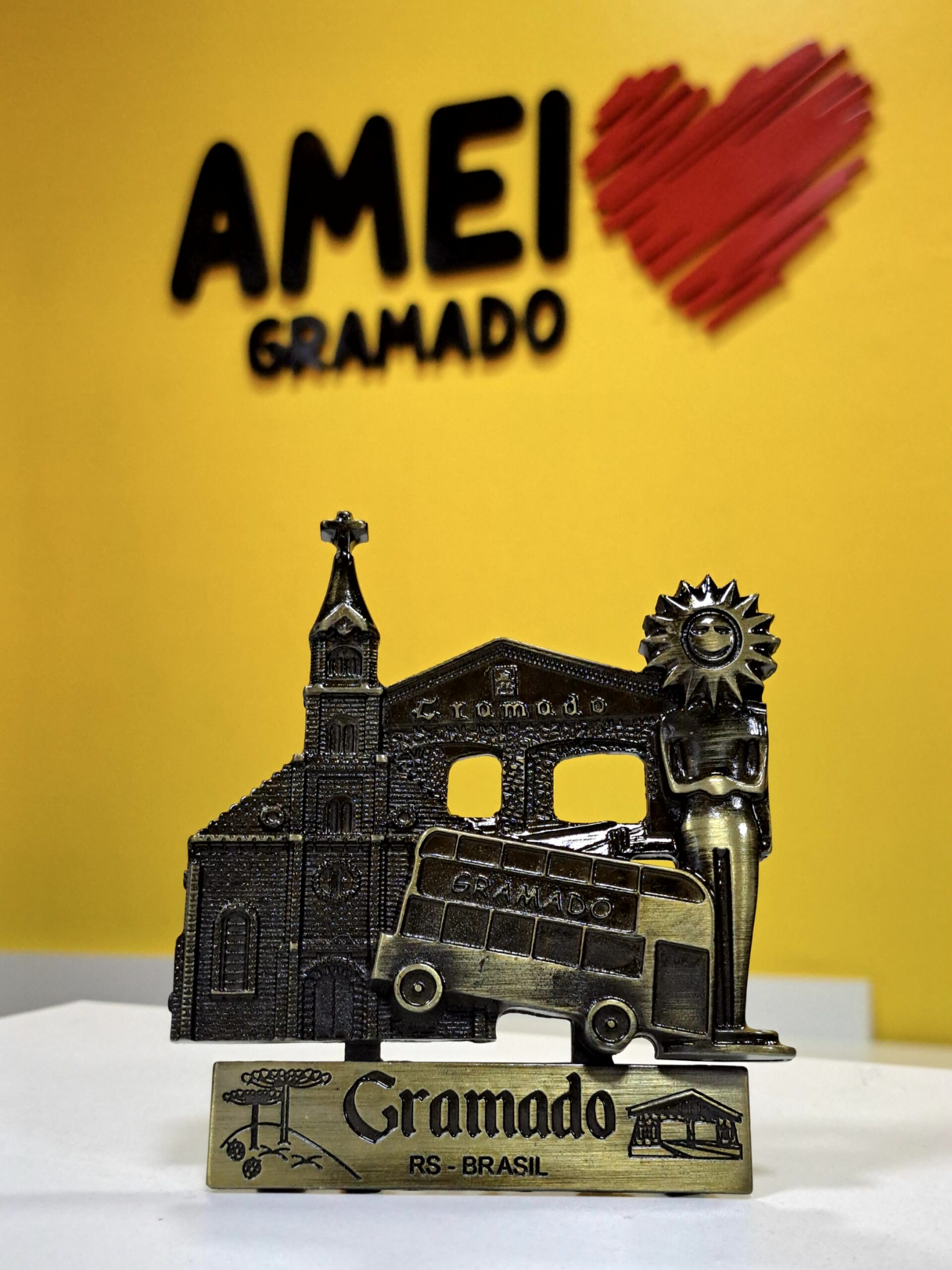 Enfeite Pórtico Kikito Igreja de Gramado Metal