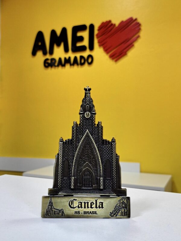 Enfeite Igreja de Canela - Metal
