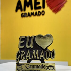 Enfeite Eu Amei Gramado- Metal