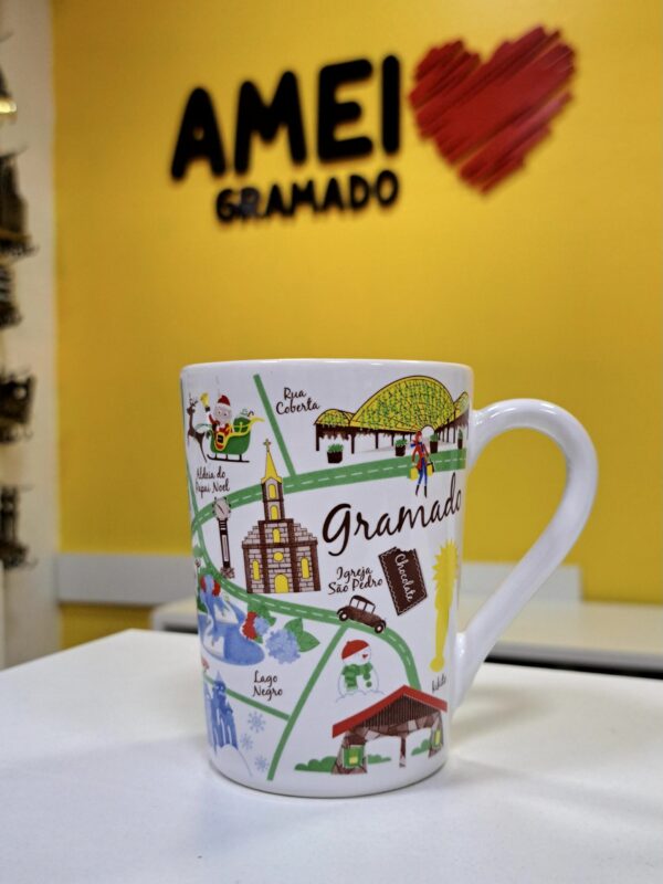 Xícara Mapa Gramado e Canela - Imagem 2