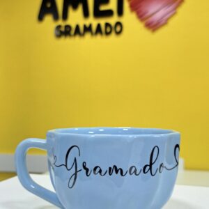 Xícara de Chá Azul Gramado Serra Gaúcha