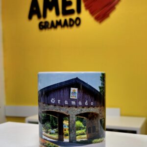 Caneca Reta 325ml Pórtico de Gramado Foto - Clássico NP