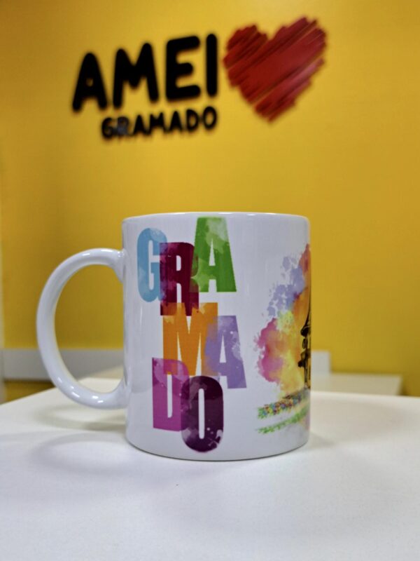 Caneca Pórtico de Gramado Colorida - Clássico NP - Imagem 2