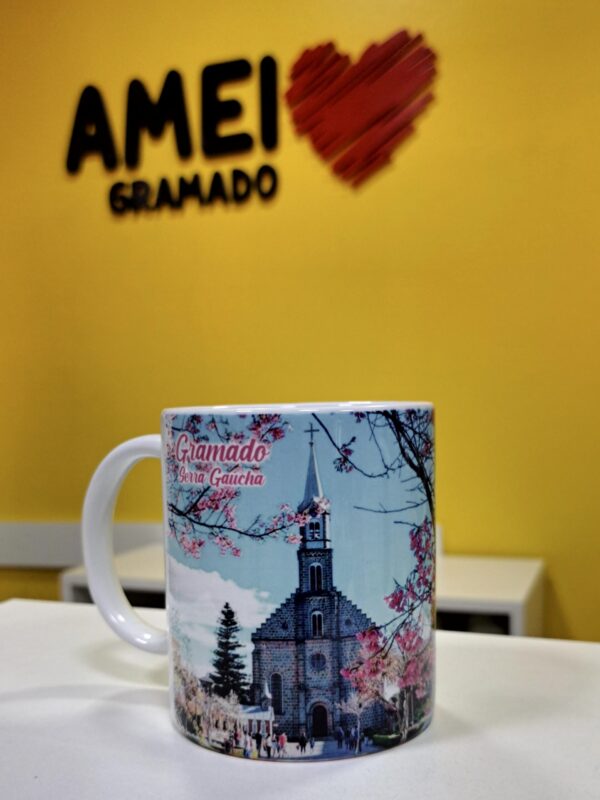 Caneca Cores 325ml Igreja de Gramado Foto