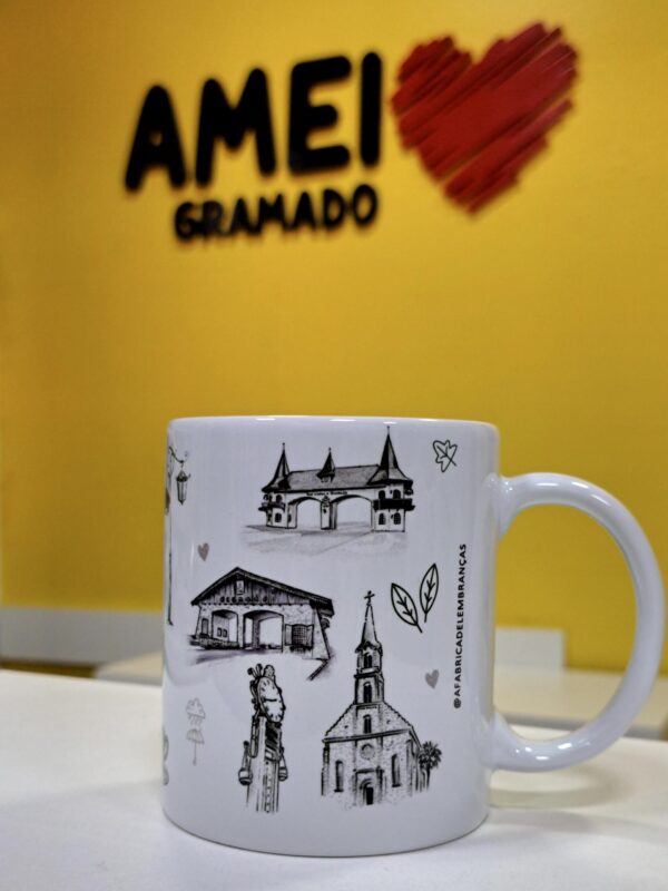 Caneca Cores Locais de Gramado "Estive em Gramado Lembrei de Você" - Imagem 2