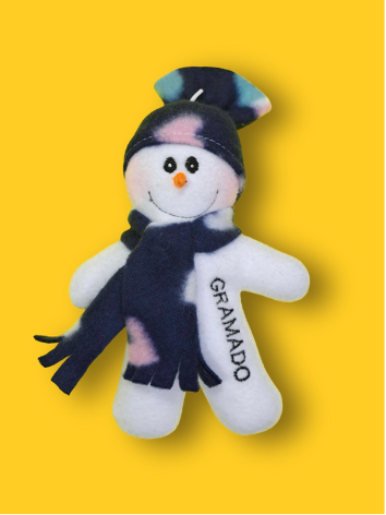 Pelúcia Pequena Boneco de Neve Gramado