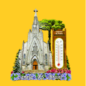Ímã Igreja de Canela Termômetro