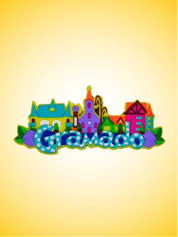 Ímã Portico e Centro Gramado Emborrachado