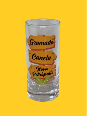 Shot Comprido Placas Cidades Gramado