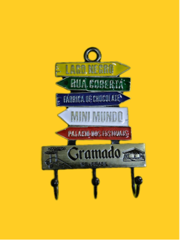 Porta-Chaves Placa Locais de Gramado
