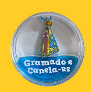 Ímã Globo de Neve Flutuante Nossa Senhora