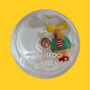 Ímã Globo de Neve Flutuante Alce Incolor