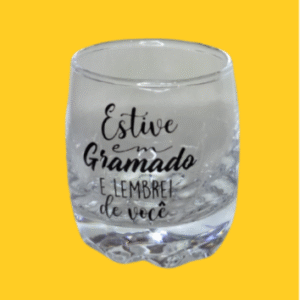 Copo Shot Base Franzida Lembrei de Você