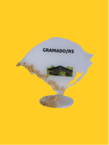 Enfeite em Gramado Lembrei de Você