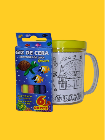 Xícara Mini Pórtico Antigo Branca