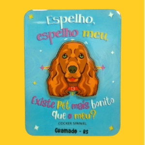 Ímã Vira-Lata Caramelo Gramado Pet