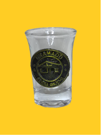 Copo Shot Curvo Igreja de Gramado