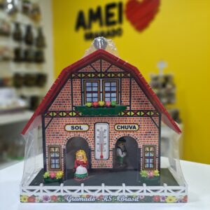 Casinha do Tempo Tijoliinhos Vermelhos