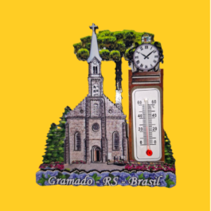 Ímã Igreja de Gramado com Termômetro
