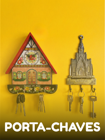 porta-chaves de parede