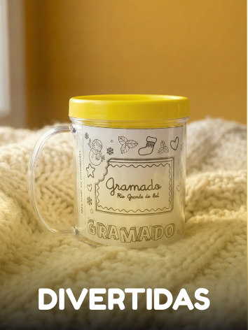 canecas divertidas para colorir, ou apenas em material sintético para que as crianças possam usar sem medo de ser feliz